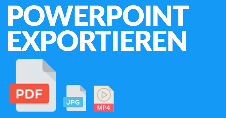PowerPoint Präsentation als PDF exportieren: Windows und Mac
