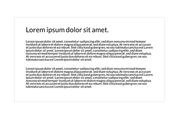 content work before